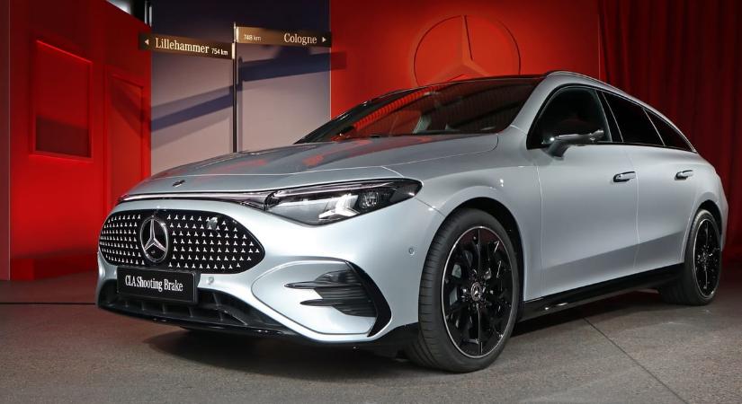 Magyarországon a Mercedes vadonatúj elektromos kombija