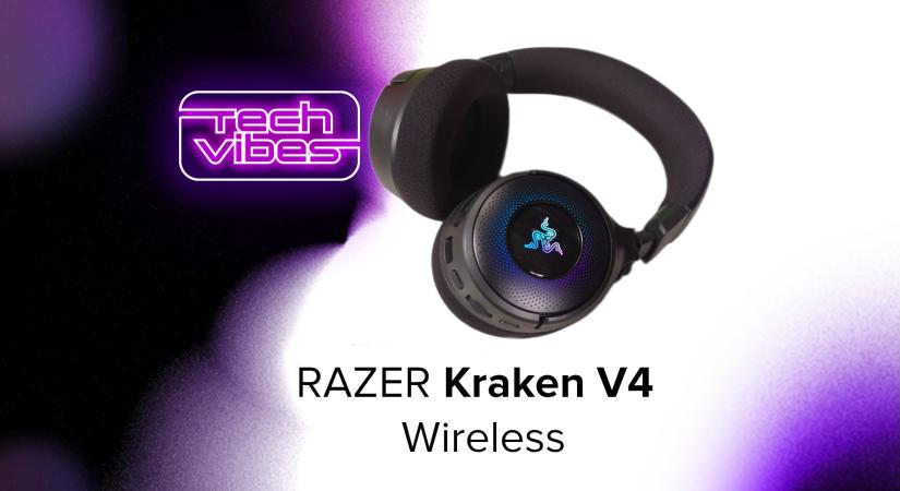 Szépen és vezeték nélkül szól a mitikus Kraken, aki negyedik ezen a néven - RAZER Kraken V4 -Tech Vibes