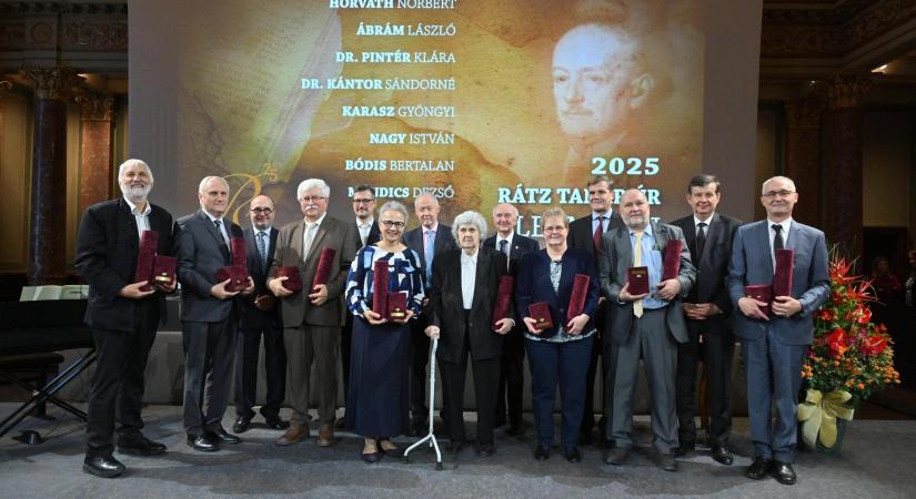 Átadták a 2025. évi Rátz Tanár Úr Életműdíjakat