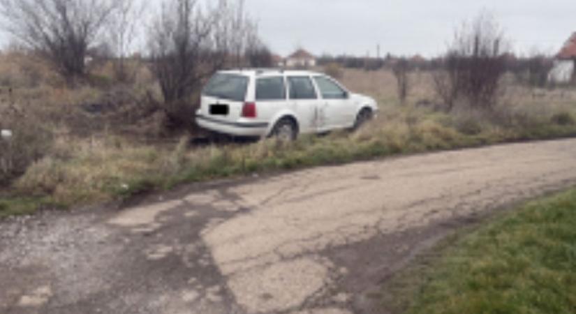 Rombolt egy autós Zsákán