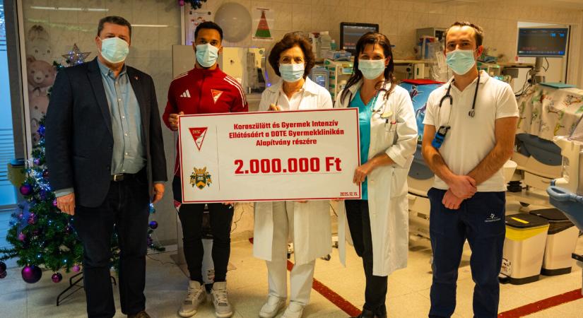 Koraszülötteknek segít a DVSC