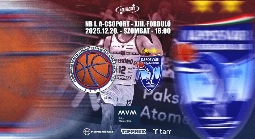 Atomerőmű SE – Kometa-KVGY Kaposvári KK, 2025.12.20., Paks