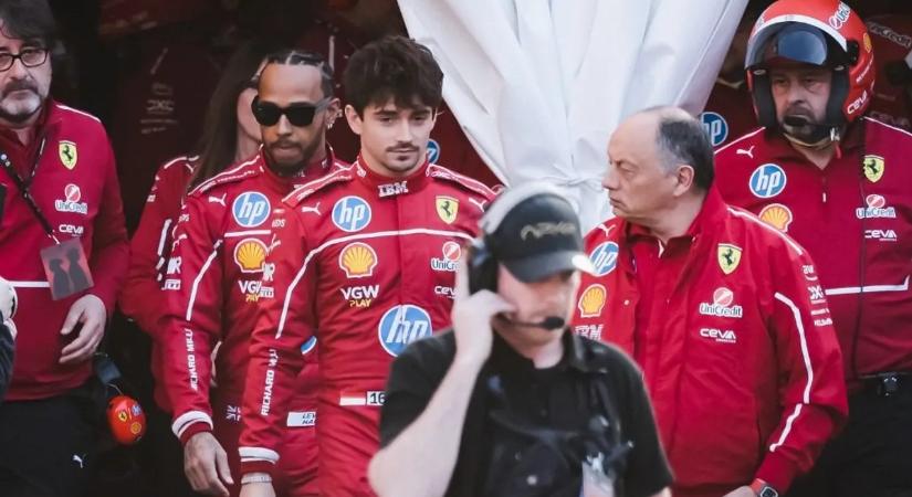 Meglepően reagáltak a Ferrarinál Charles Leclerc fenyegetőzésére