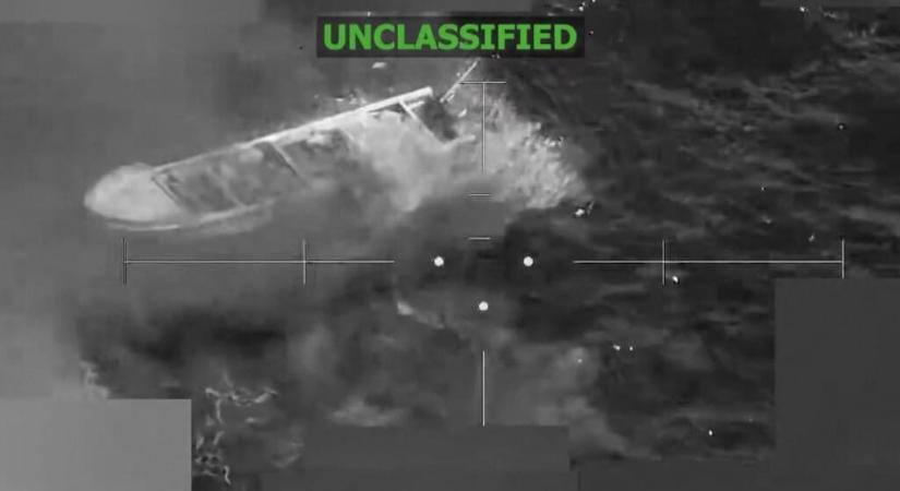Videó: újabb hajókat lőtt ki az USA drogcsempészetre hivatkozva, nyolcan meghaltak