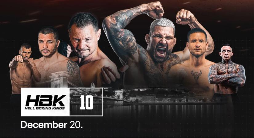Erdei Zsolt, Istenes Bence és Boráros Gábor küzdenek meg a Hell Boxing Kings gáláján!