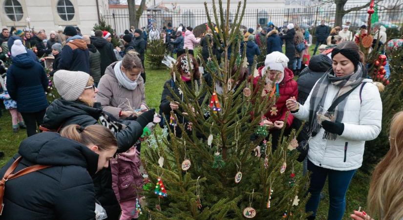 Először tartottak jótékonysági fenyődíszítést Körmenden!