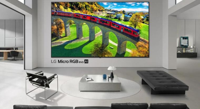 Micro RGB evo: az LG új tévéje tökéletes színeket ígér