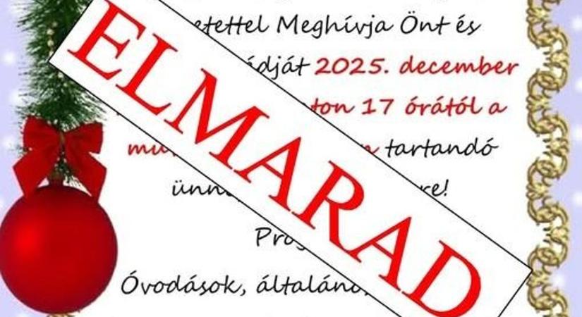 Elrendelték a tanítási szünetet Tardoson, a falukarácsony is elmarad