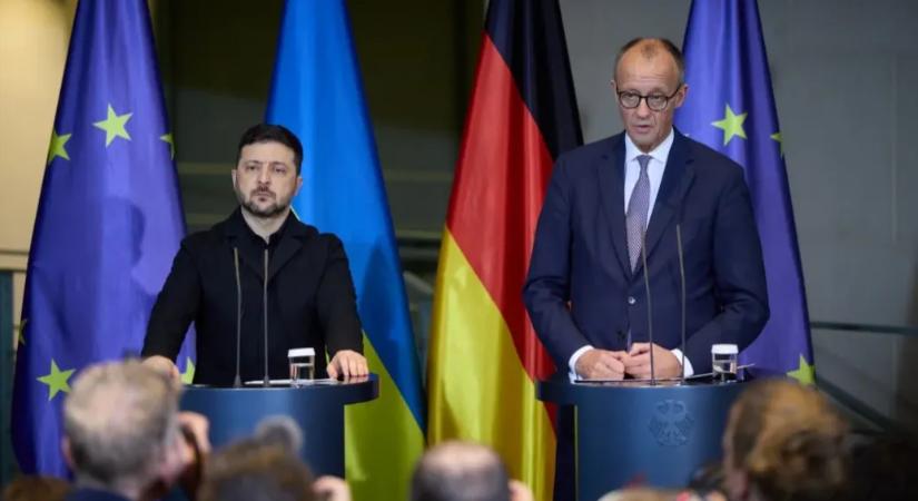 Zelenszkij támogatja a német kancellár karácsonyi fegyverszüneti kezdeményezését