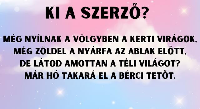 Napi irodalom feladat: Mikszáth, Jókai vagy Petőfi? Felismered a stílust?