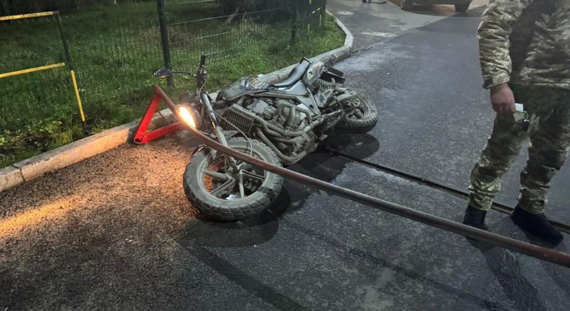 Kárpátalján motorkerékpárral próbált meg áttörni egy férfi Románia felé