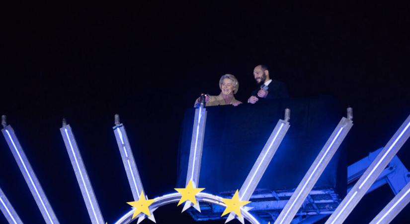 Ursula von der Leyen részt vett a brüsszeli Euro-Hanuka ünnepségen