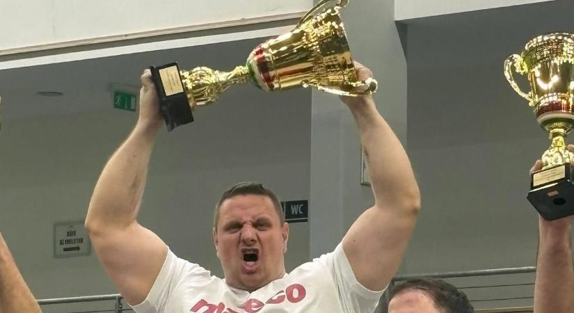 Fekete Miklós tarolt: Európa-bajnok lett a natúr erős emberek között
