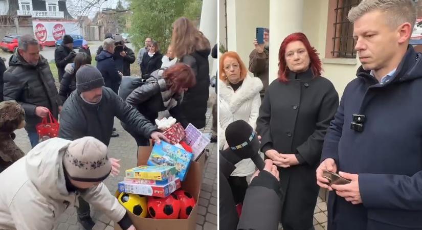 Hatósági ellenőrzést kapott a Tisza Párt, miután Magyar Péterék karácsonyi ajándékokat vittek egy gyermekotthonba