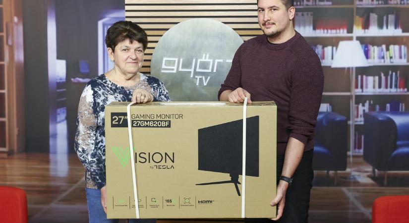 Egy nagymama nyert, az unoka örülhet: gazdára talált a Győr fődíja, a gamermonitor