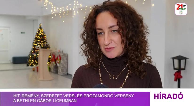 Hit, Remény, Szeretet vers- és prózamondó verseny a Bethlen Gábor Líceumban (videó)