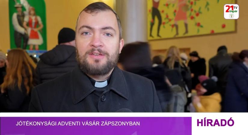 Jótékonysági adventi vásár Zápszonyban (videó)