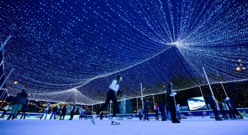 Elképesztő elismerés: Európa legszebb karácsonyi jégpályája a debreceni