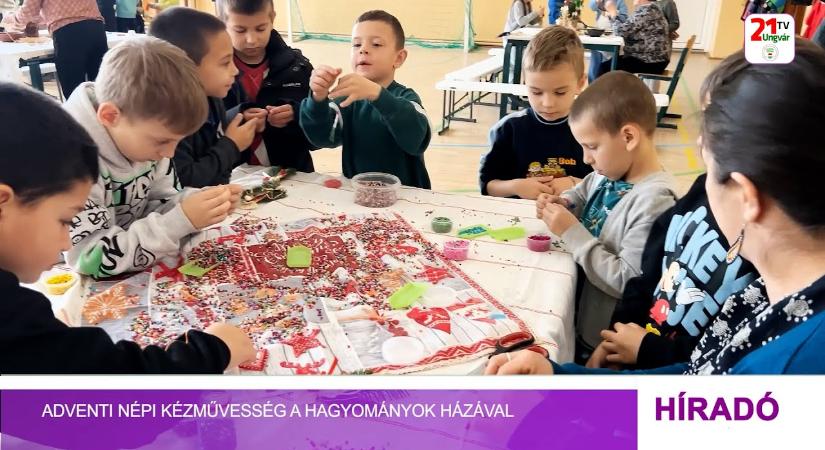 Adventi népi kézművesség a Hagyományok Házával (videó)