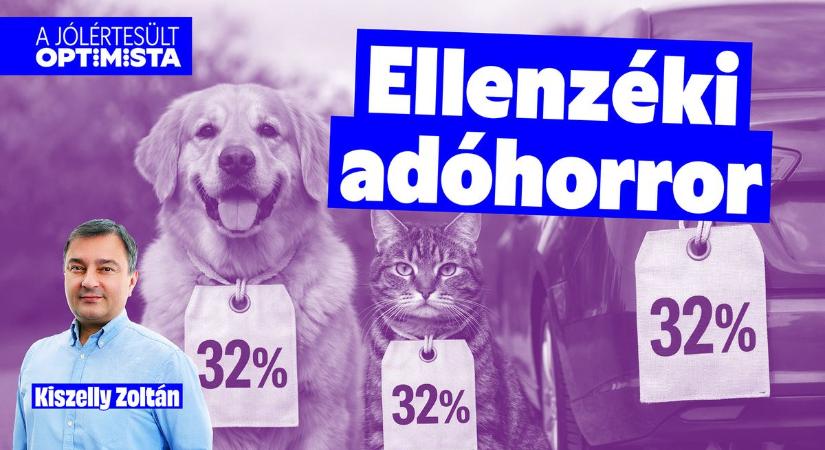 Ellenzéki adóhorror: kutyákra, cicákra, autókra 32 százalékos adó – Kiszelly Zoltán a Kontextuson (VIDEÓ)