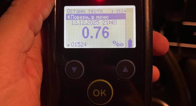 Ungváron, a Minaji úton ittas BMW-sofőrt állítottak meg a rendőrök