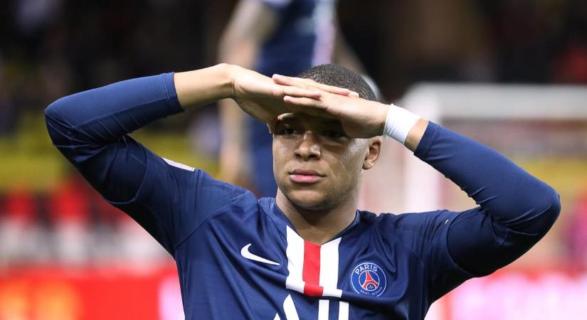 Pert nyert Mbappé a PSG ellen, 61 millió euró üti a markát