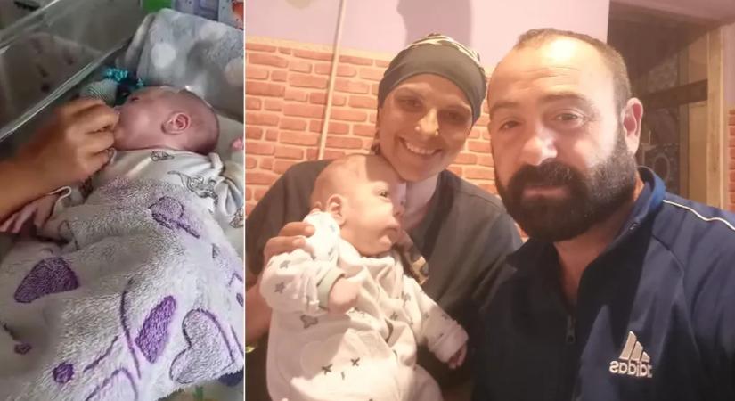 „Bízok a csodában” - élet-halál között lebeg a súlyos beteg kisfiú édesanyja, Erika