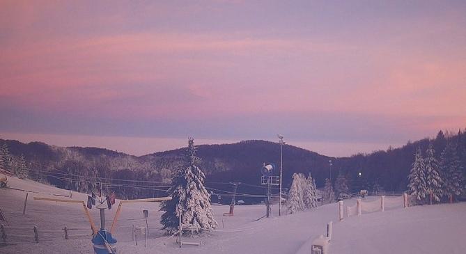 Rózsaszínben láttuk kedd reggel a világot