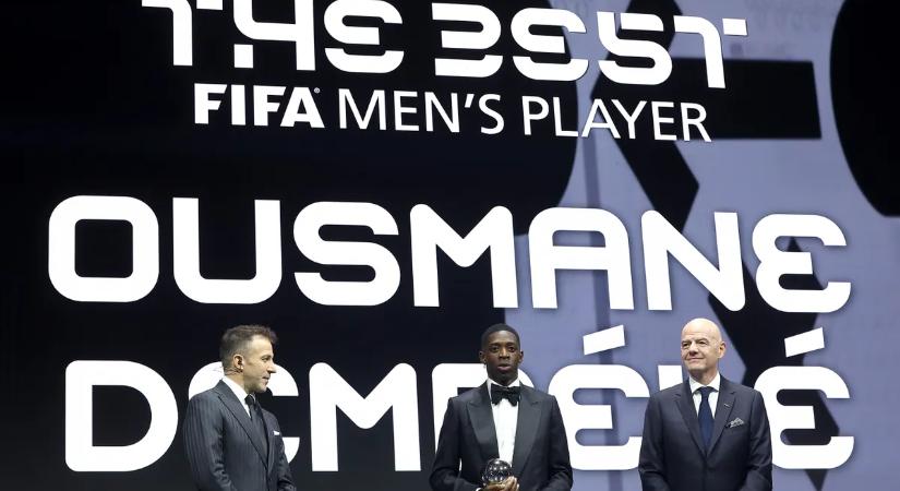 Az Aranylabda után a FIFA-nál is az év legjobbja lett Ousmane Dembélé