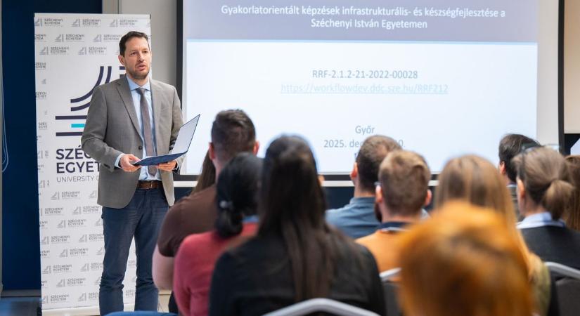 Gyakorlatorientált és digitális megújulás a Széchenyi Egyetemen: komplex fejlesztési program szolgálja a hallgatókat és az oktatókat