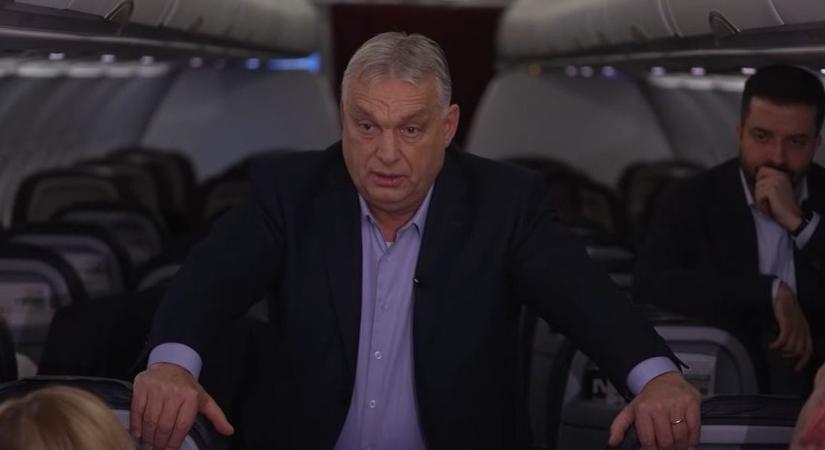 Orbán Viktor a repülőn árult el kulisszatitkokat: óriási lesz a tét az EU-csúcson (VIDEÓ)