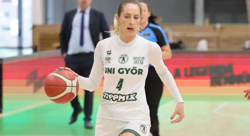 Elszakadt a cérna Dubei Debóránál, a válogatott kosaras térdhajlaton rúgta ellenfelét – videó