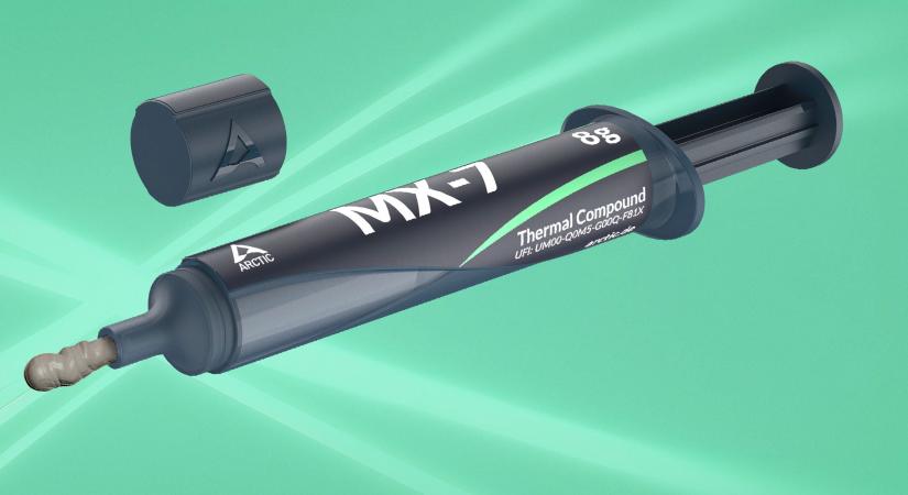 Az Arctic elkészítette eddigi legjobb hővezető pasztáját, az MX-7-es verziót – 3 évig fejlesztették és tökéletesítették