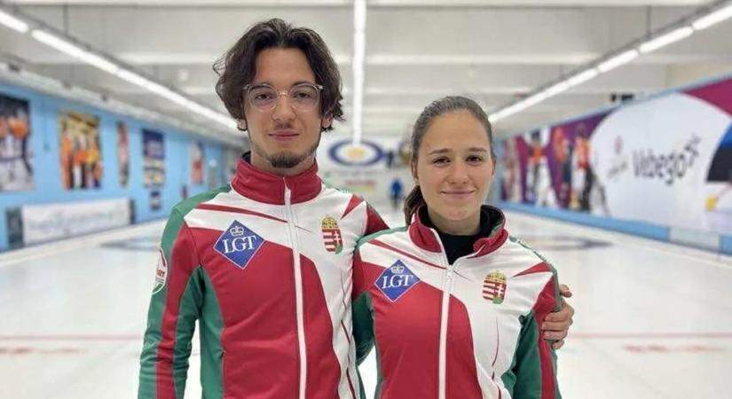 Curling: megvan az olimpiai selejtező első magyar sikere vegyes párosban