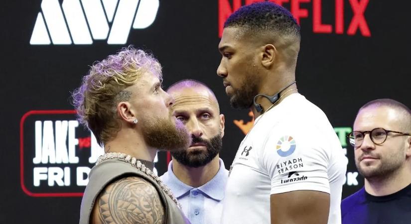 Joshua egy szál alsónadrágban hergeli a világszenzációra készülő Jake Pault – fotó