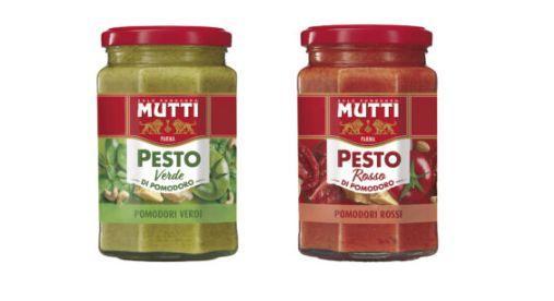 Mutti pesto (Mutti Vörös pesto, Mutti Zöld pesto)