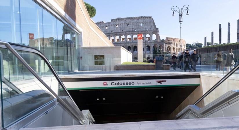 Múzeumi élményt kínál Róma új metrómegállója az ókori romok között