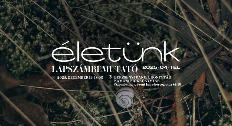 Rendhagyó helyszínen mutatják be az Életünk téli lapszámát