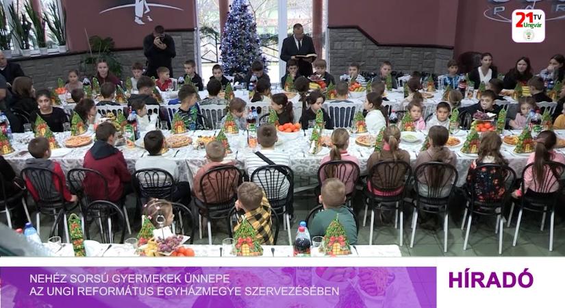 Nehéz sorsú gyermekek ünnepe az Ungi Református Egyházmegye szervezésében (videó)