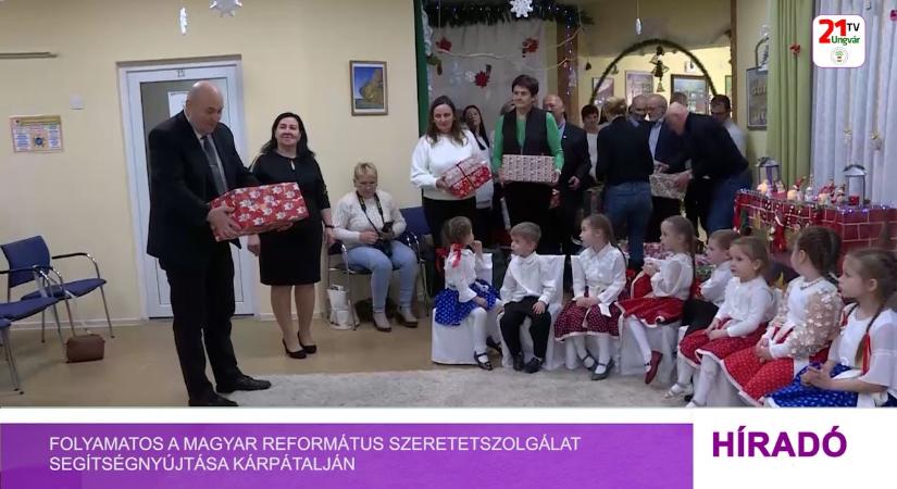 Folyamatos a Magyar Református Szeretetszolgálat segítségnyújtása Kárpátalján (videó)