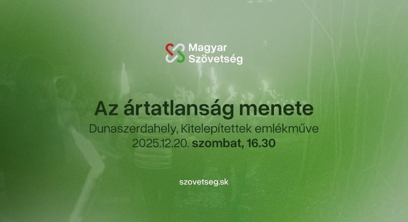 Az ártatlanság menete – fáklyás felvonulásra készülnek szombaton Dunaszerdahelyen