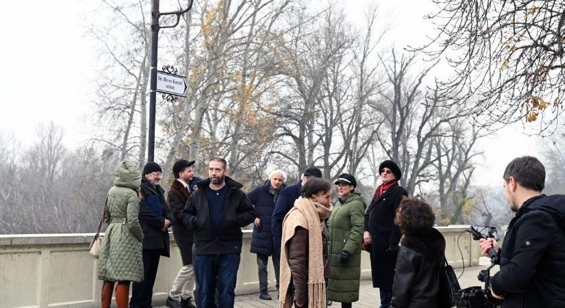 Hajdani szolnoki rabbiról nevezték el a Tiszaparti sétány egy részét – galériával