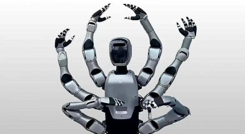 A klímás Midea bemutatta a hatkarú robotot, mindent csinál egyszerre – videó