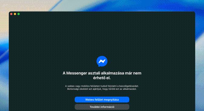 Megszűnt a Mac-es Messenger app: így teheted ki a web app ikonját a Dockra – és ezekkel a korlátokkal kell számolnod