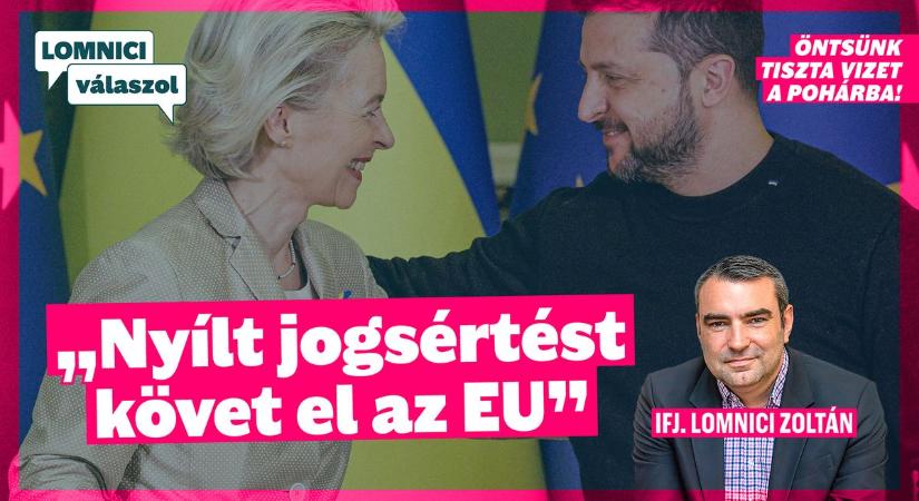 Brüsszeli kupleráj, amit velünk fizettetnek meg – nézői kérdésekre válaszolt ifj. Lomnici Zoltán (VIDEÓ)