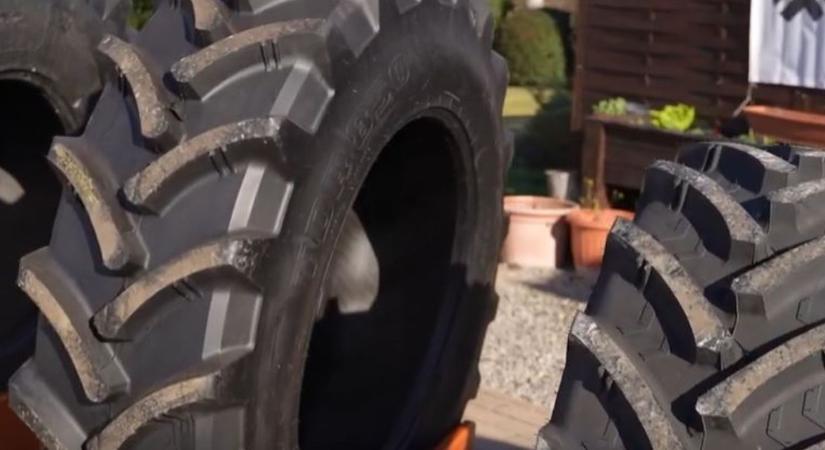 Egy traktorabroncs, ami pénzt spórol és hozamot növel  VIDEÓ