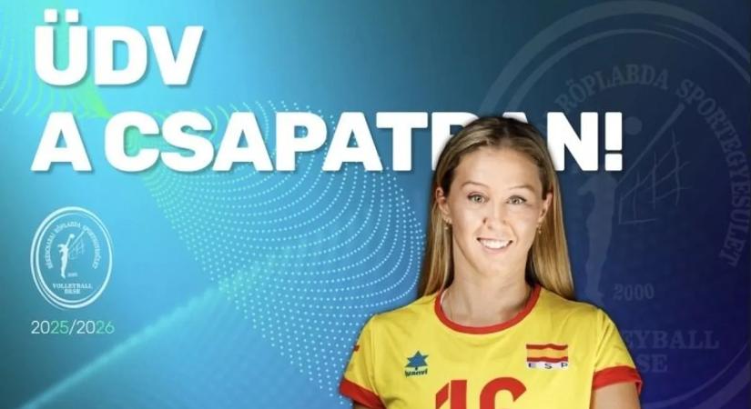 Spanyol válogatott ütőjátékos érkezik a Békéscsaba röplabdacsapatához