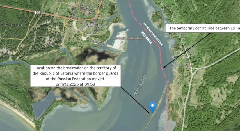 Észtország szerint három orosz határőr illegálisan átlépte a két ország közti határvonalat