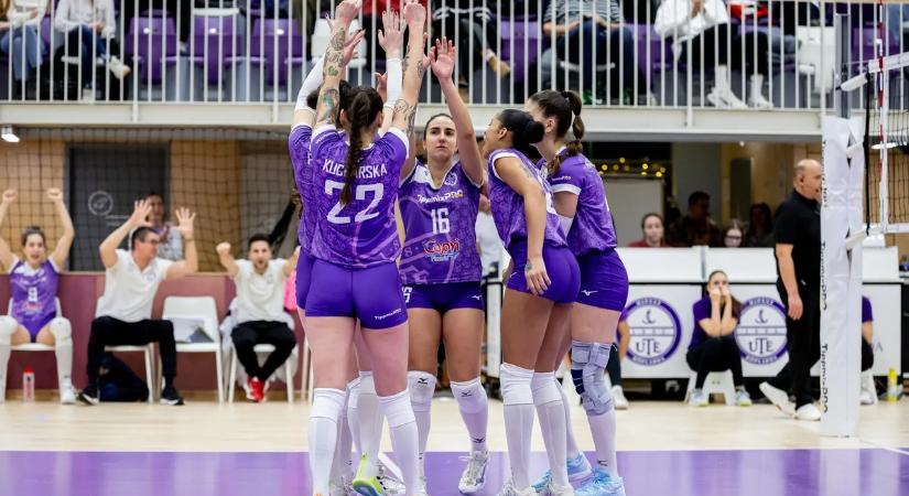 Fordulatos rangadót nyert Nyíregyházán az UTE a női röplabda Extraligában