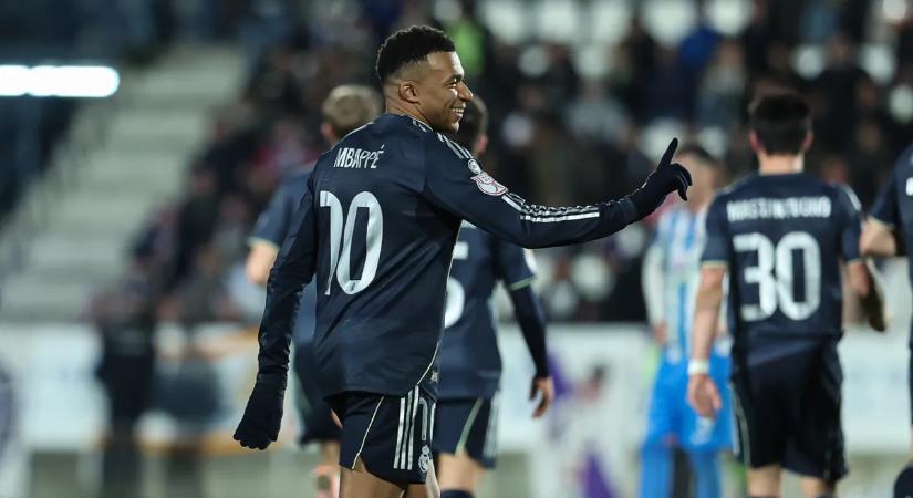 Spanyol Kupa: szenvedett, de nyert a Real Madrid a harmadosztályú ellenfelével szemben